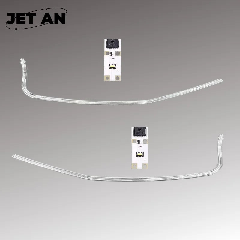 For VW Skoda Octavia 2015 2016 2017 Car Headlight DRL Tube Chips Acrylic Light Guide Strip Light DRL Strip Plate Board