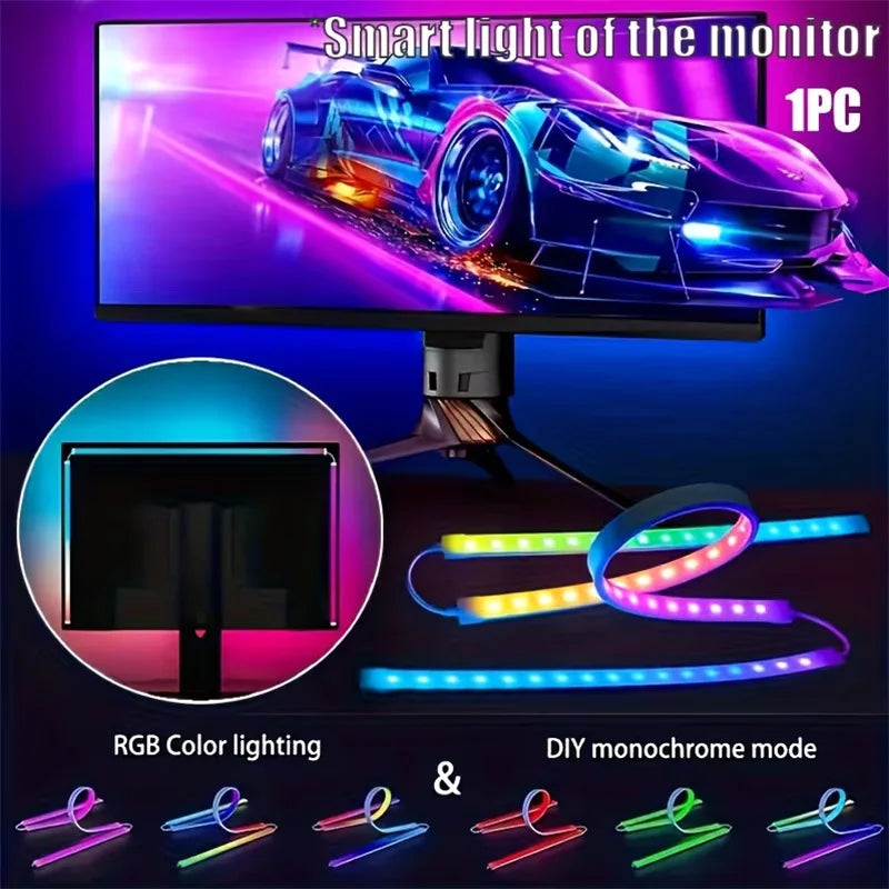RGB LED Strip Lights-Smart Room Ambient Lighting Kit