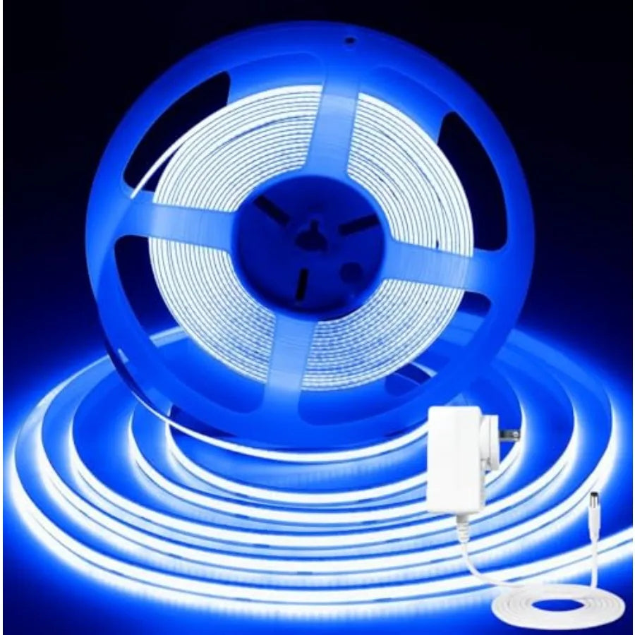 32.8ft/10M COB LED Light Strip, DC24V CRI 93+ Strip Light, 8mm Width LED Tape Lights, Flexible COB LED Lights for Bedroom, TV B