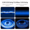 32.8ft/10M COB LED Light Strip, DC24V CRI 93+ Strip Light, 8mm Width LED Tape Lights, Flexible COB LED Lights for Bedroom, TV B
